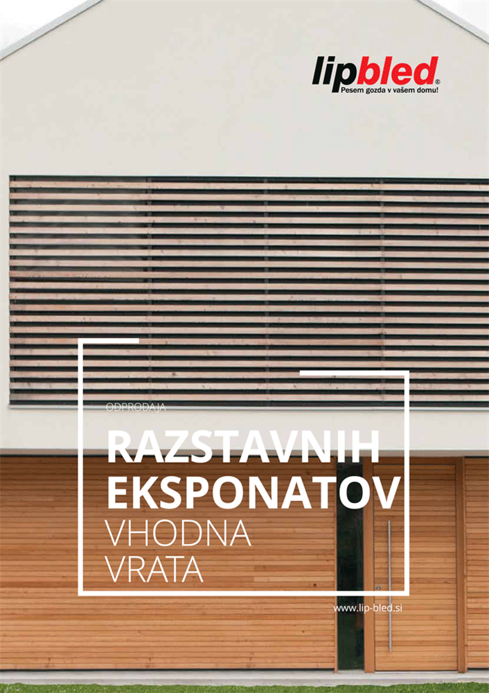 odprodaja eksponatov<br />VHODNA VRATA